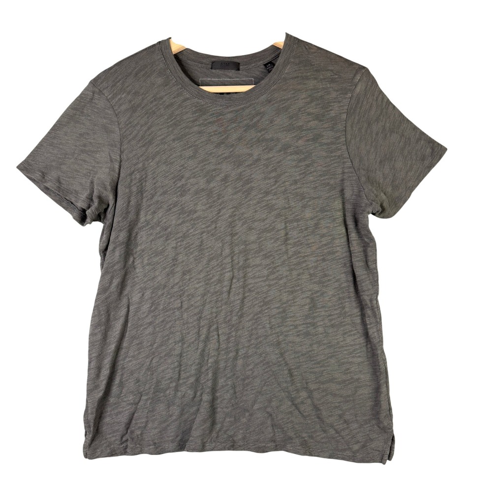ATM Anthony Thomas Melillo Slub Schoolboy Tee Gray Large AW1145-FK